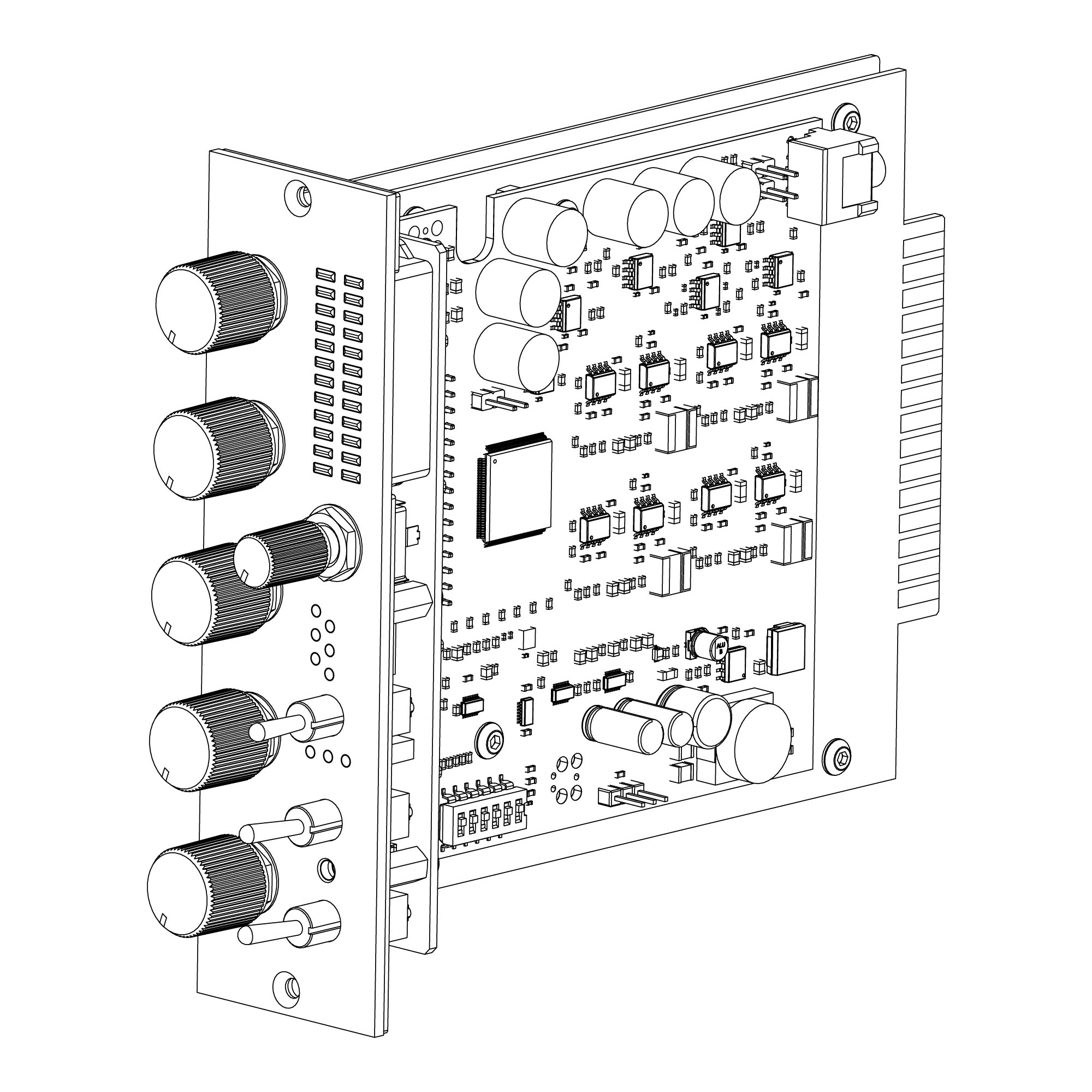 Cranborne Audio Brick Lane 500 - Modal PWM Compressor for 500 Series